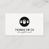 Kettle Bell Personal Trainer Visitekaartje (Voorkant)