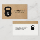 Kettle Bell Personal Trainer Visitekaartje (Voorkant / Achterkant)