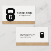 Kettle Bell Personal Trainer Visitekaartje (Voorkant / Achterkant)