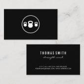 Kettle Bell Personal Trainer Visitekaartje (Voorkant / Achterkant)