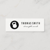 Kettle Bell Persoonlijke Trainer Mini Visitekaartje (Voorkant)