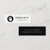 Kettle Bell Persoonlijke Trainer Mini Visitekaartje (Voorkant / Achterkant)