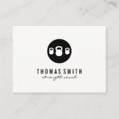 Kettle Bell Persoonlijke Trainer Visitekaartje (Voorkant)