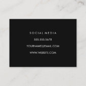 Kettle Bell Persoonlijke Trainer Visitekaartje (Achterkant)