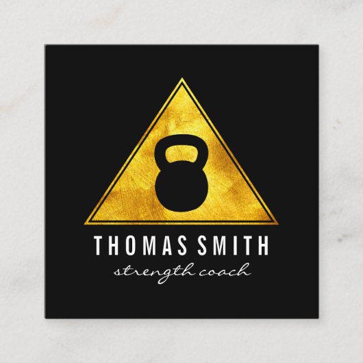 Kettle Bell Persoonlijke Trainersafspraak Afsprakenkaartje (Voorkant)