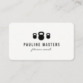 Kettle Bells Fitness Coach Loyalty-Kaarten Klantenkaartje (Voorkant)