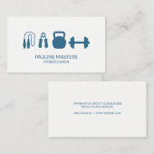 Kettle Bells Sprinter Fitness Coach Afspraak Afsprakenkaartje (Voorkant / Achterkant)