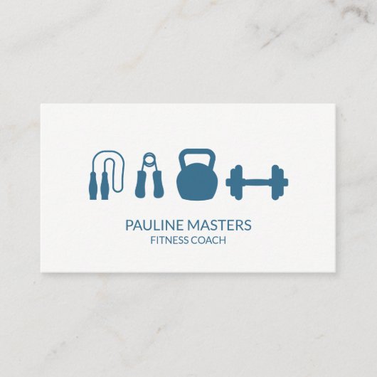 Kettle Bells Sprinter Fitness Coach Afspraak Afsprakenkaartje (Voorkant)