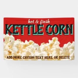 Kettle Corn Popcorn Business Festival Marketing Spandoek