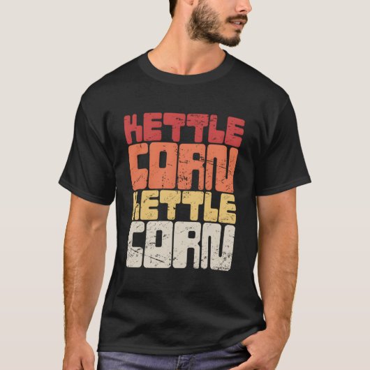 Kettle Corn Popcorn Liefhebber Kettle Corn T-shirt (Voorkant)