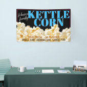 Kettle Corn Popcorn Promo Adverteren Banner (Beurs)