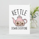 Kettle Down Iedereen Bedankkaart (Staand voorkant)