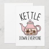 Kettle Down Iedereen Bedankkaart (Voorkant / Achterkant)