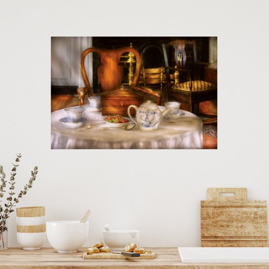 Kettle - Heb wat thee - Chinese theeset Poster (Keuken)