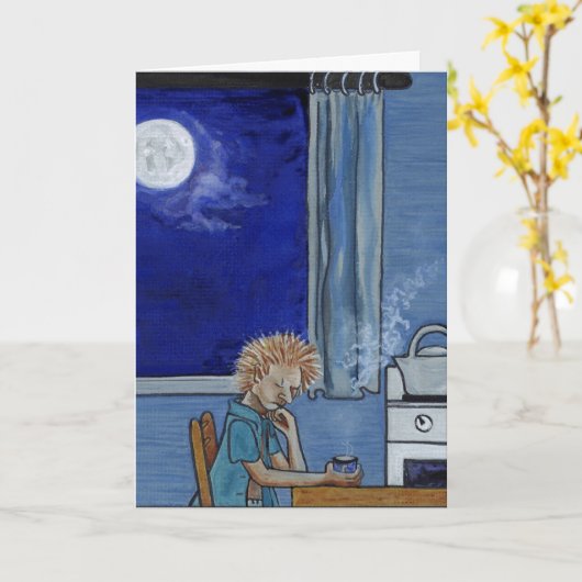 Kettle stoomblus kaart (Gele Bloem)