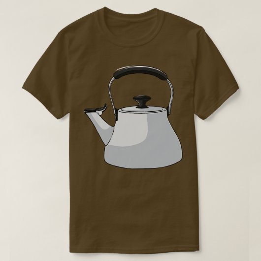 Kettle Tea Coffee Caffeine Drink T-shirt (Design voorkant)