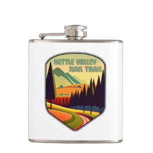 Kettle Valley Rail Trail British Columbia Kleuren Heupfles