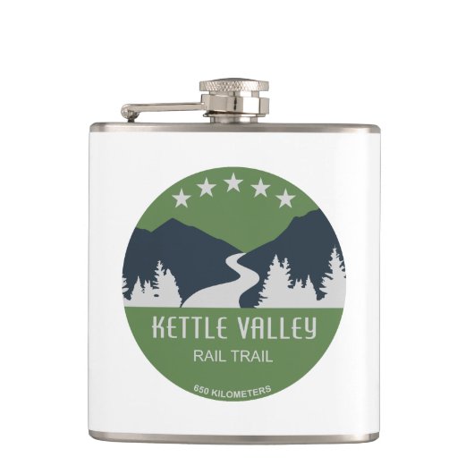 Kettle Valley Rail Trail Brits-Columbia Heupfles (Voorkant)