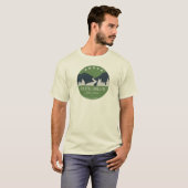 Kettle Valley Rail Trail Brits-Columbia T-shirt (Voorkant volledig)