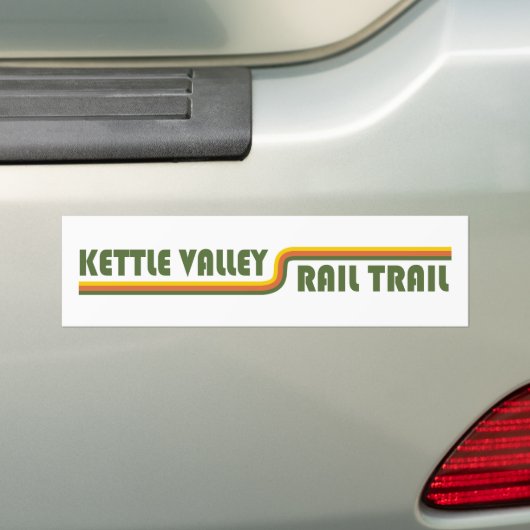 Kettle Valley Rail Trail Verenigd Koninkrijk Bumpersticker (Op auto)