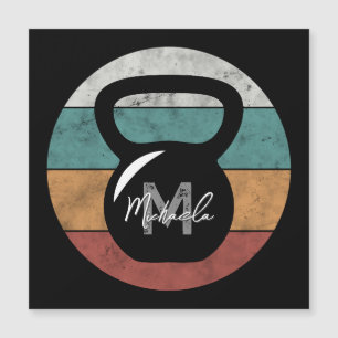  kettlebell aangepast monogram initiaal