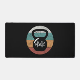  kettlebell aangepast monogram initiaal bureaumat