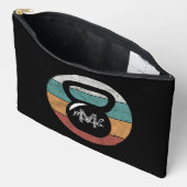 kettlebell aangepast monogram initiaal etui (Open)