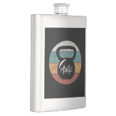  kettlebell aangepast monogram initiaal flacon (Rechts)