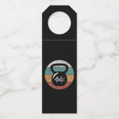 kettlebell aangepast monogram initiaal flessenhanger (Voorkant)