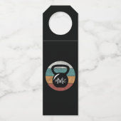 kettlebell aangepast monogram initiaal flessenhanger (Achterkant)