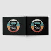  kettlebell aangepast monogram initiaal gastenboek (Volledig)