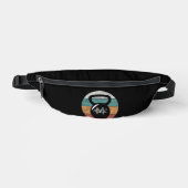 kettlebell aangepast monogram initiaal heuptasje (Voorkant)