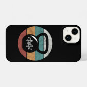 kettlebell aangepast monogram initiaal iPhone hoesje (Achterkant horizontaal)