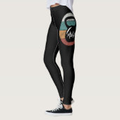  kettlebell aangepast monogram initiaal leggings (Links)