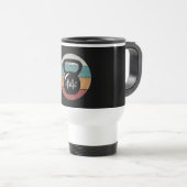 kettlebell aangepast monogram initiaal reisbeker (Voorkant rechts)