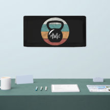  kettlebell aangepast monogram initiaal