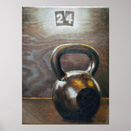 Kettlebell Archival Quality Poster (Voorkant)