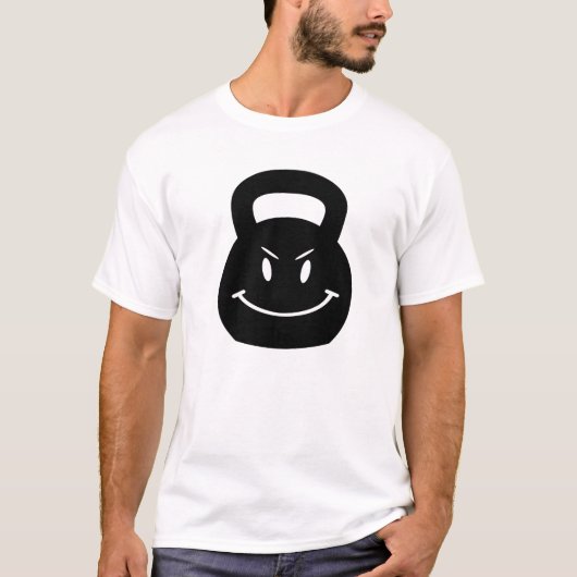 KETTLEBELL EVIL SMIRK T-SHIRT (Voorkant)