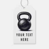 Kettlebell Fitness Persoonlijke training Cadeaulabel (Achterkant)