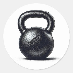 Kettlebell Fitness Persoonlijke training Ronde Sticker