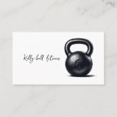 Kettlebell Fitness Persoonlijke training Visitekaartje (Voorkant)