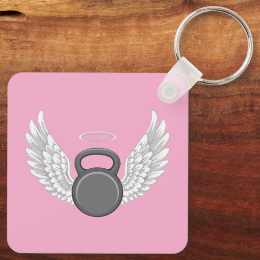 Kettlebell Heaven Sleutelhanger (Achterkant)