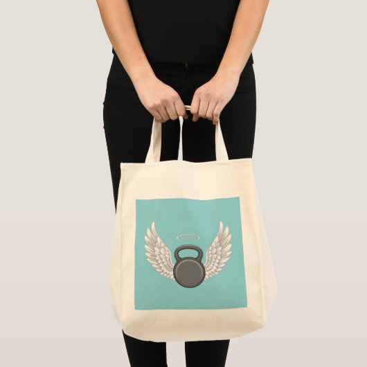 Kettlebell Heaven Tote Bag (Voorkant (product))