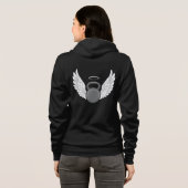 Kettlebell Hemel Hoodie (Achterkant volledig)