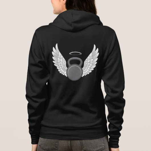 Kettlebell Hemel Hoodie (Achterkant)