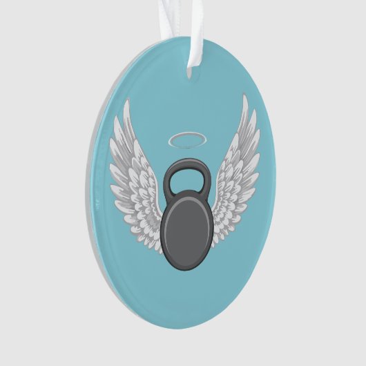 Kettlebell Hemel Ornament (voorkant)