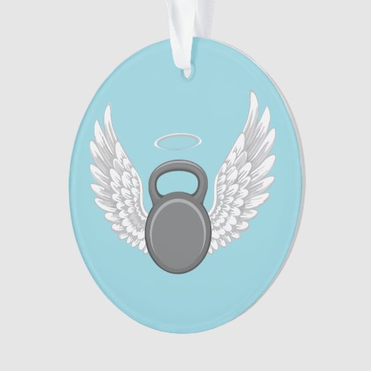 Kettlebell Hemel Ornament (voorkant)