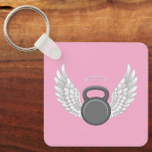Kettlebell Hemel Sleutelhanger (Voorkant)