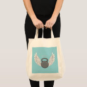 Kettlebell Hemel Tote Bag (Voorkant (product))