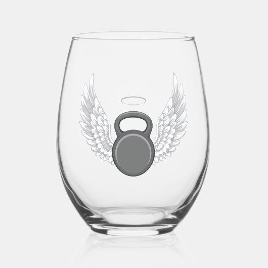 Kettlebell Hemel Wijnglas Zonder Voet (Achterkant)